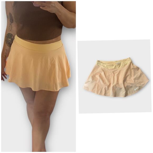 Nike Dri-Fit orange golf athleisure skort - Picture 1 of 7